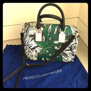 Rebecca Minkoff Gramercy Satchel Tote Jungle Print
